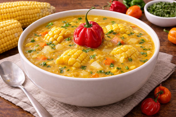 Trini Saturday chicken or vegetable soup