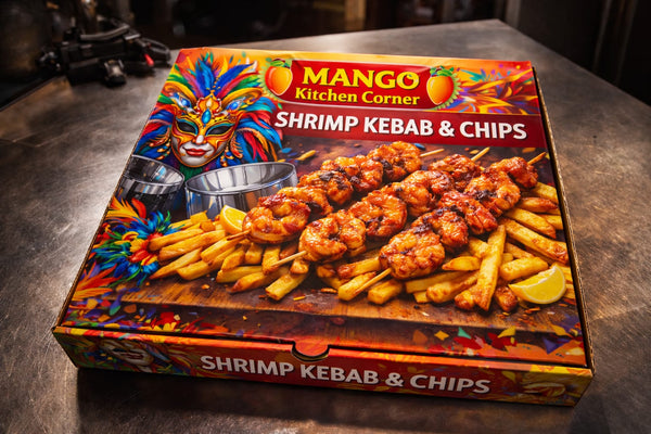 Shrimp Kebab & Chips