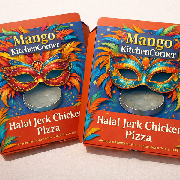 Halal Jerk Chicken Pizza