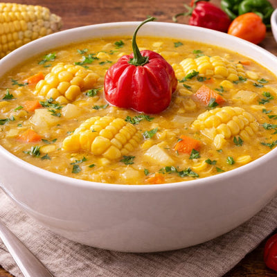 Trini Saturday chicken or vegetable soup