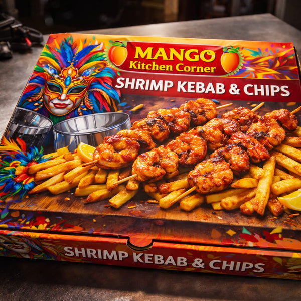 Shrimp Kebab & Chips