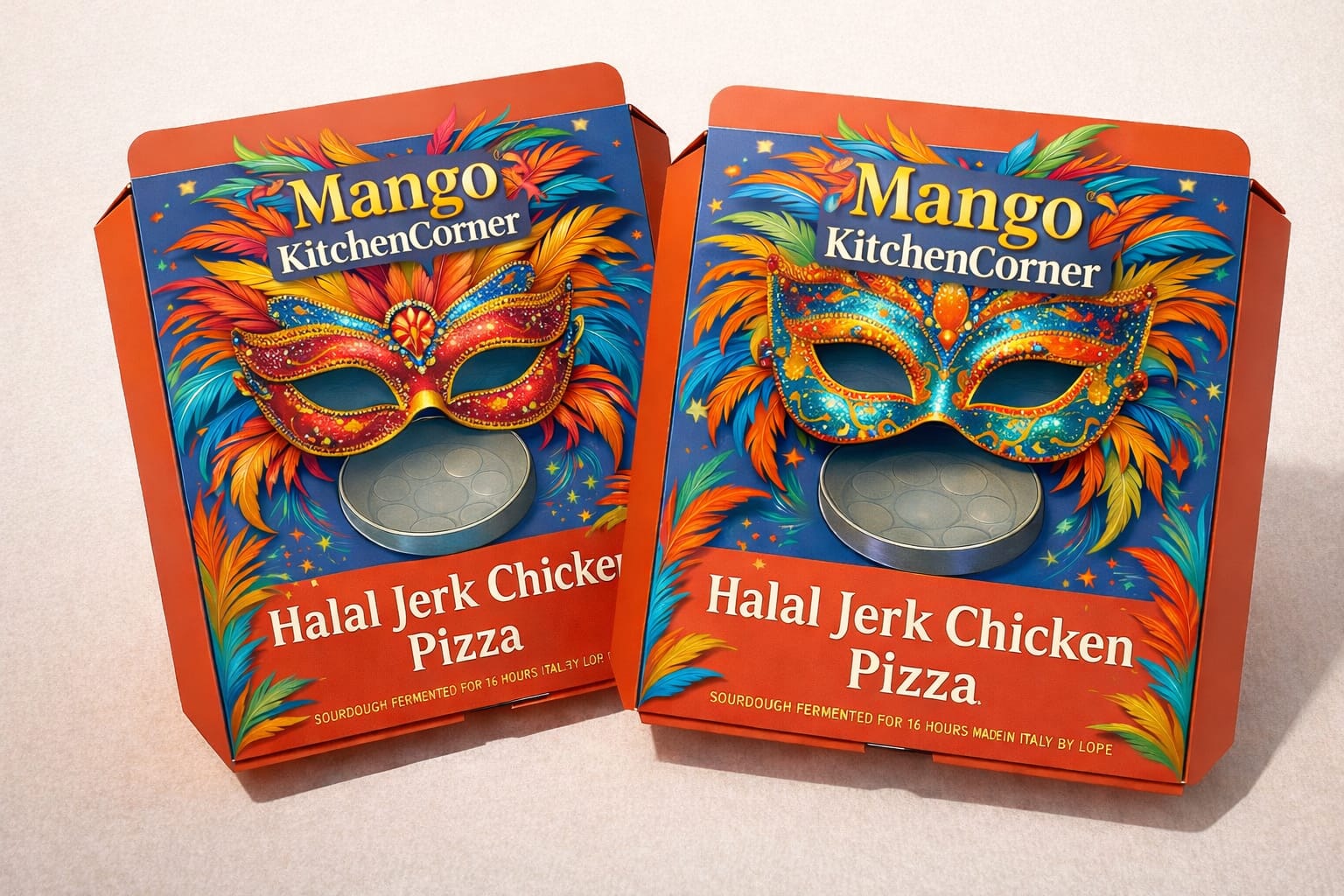 Halal Jerk Chicken Pizza