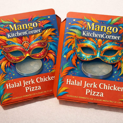 Halal Jerk Chicken Pizza